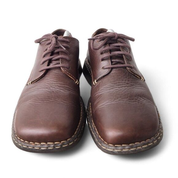Born Leather Square Toe Oxfords Brown B6032 i2 Men's 10/44 - Picture 3 of 11